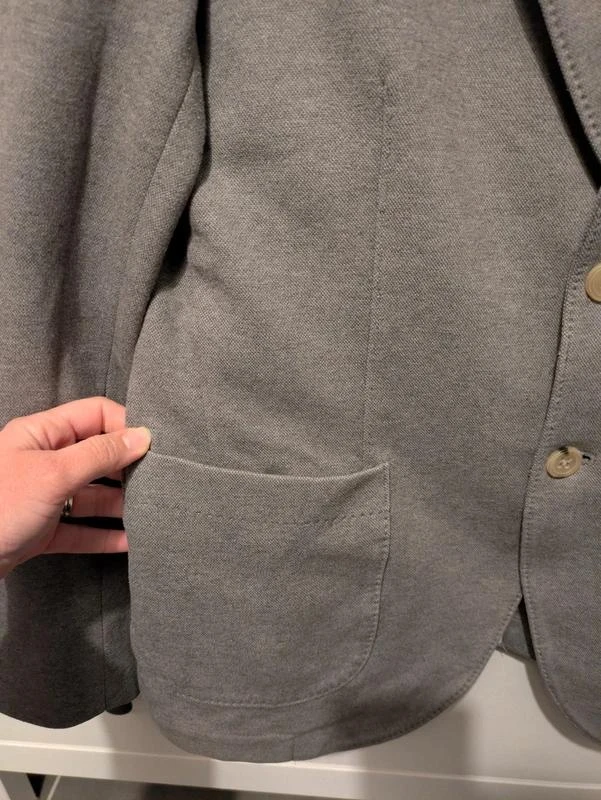 Casaco de blazer H.E by mango tamanho L cinza – photo 6